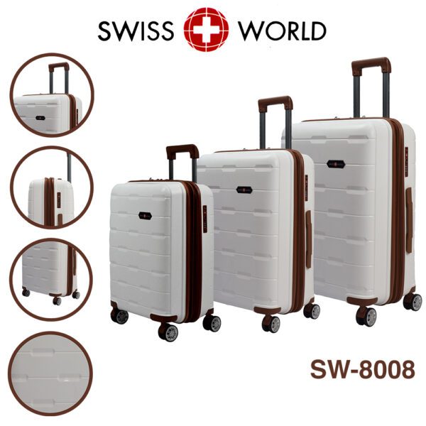 Set x 3 Maletas Swiss World, 100% Polipropileno - Imagen 25
