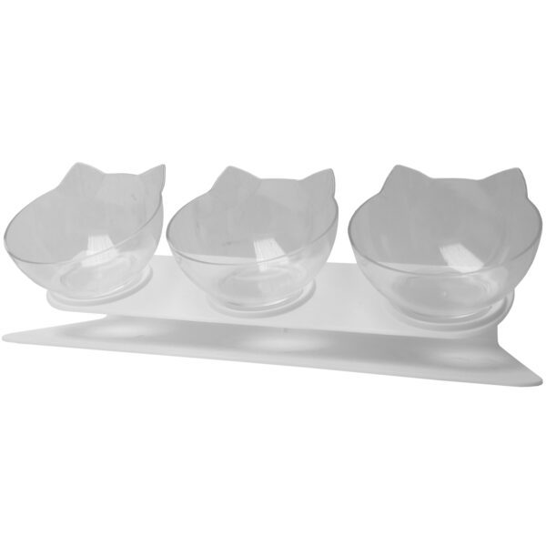 Comedero Para Gatos Triple