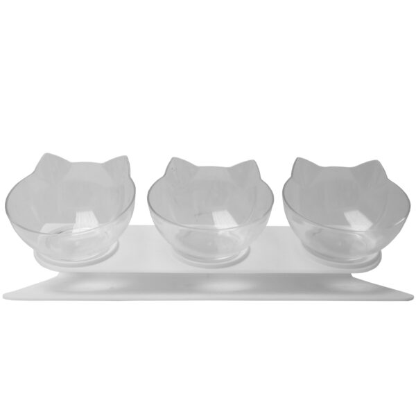 Comedero Para Gatos Triple - Imagen 2