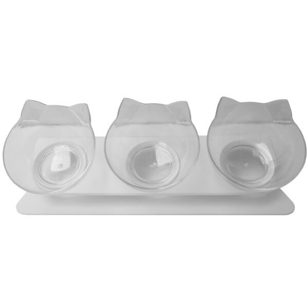 Comedero Para Gatos Triple - Imagen 4
